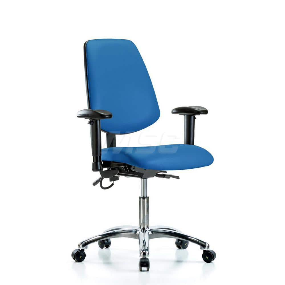 Task Chair: ESD Vinyl, Blue MPN:MSC40646