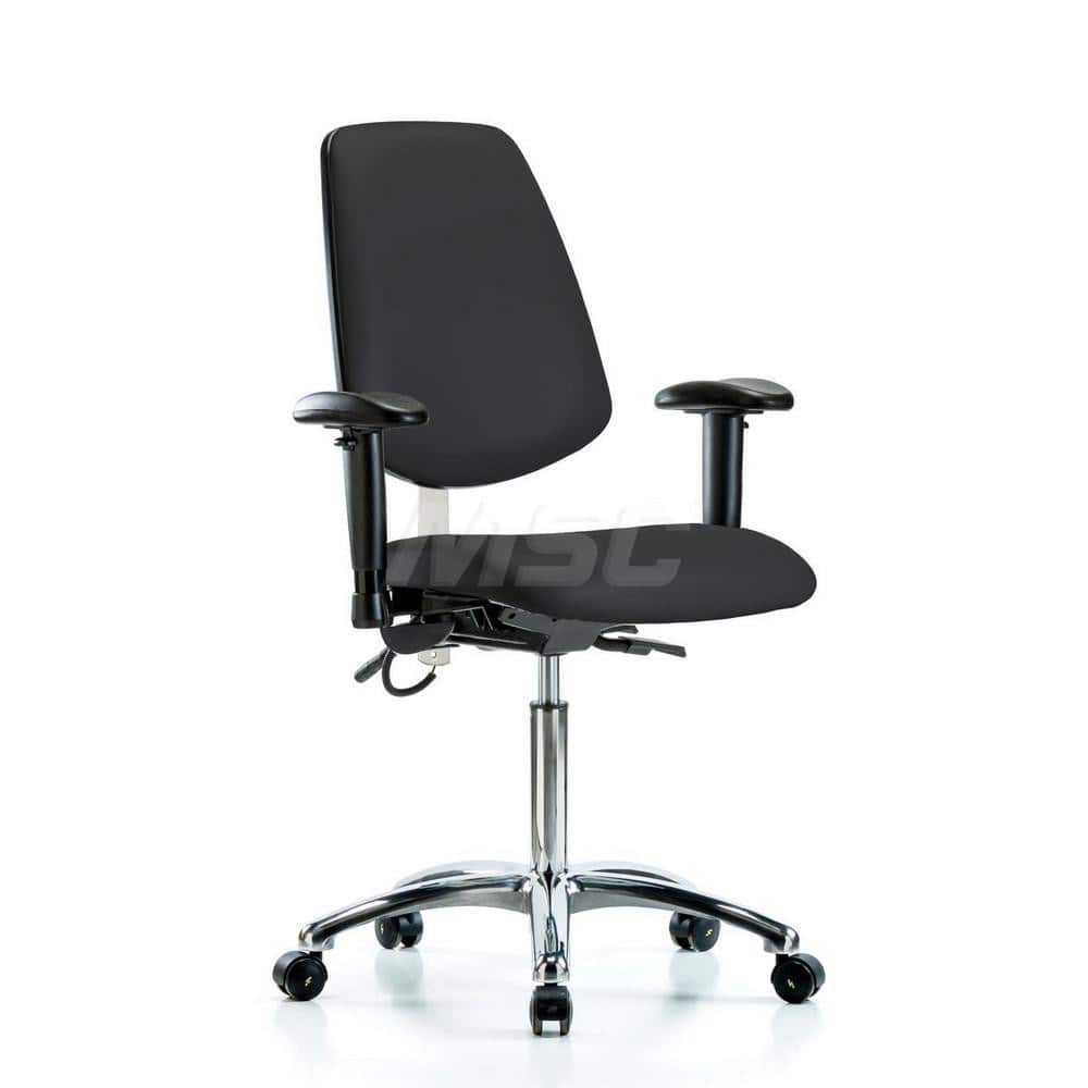 Task Chair: ESD Vinyl, Black MPN:MSC40733