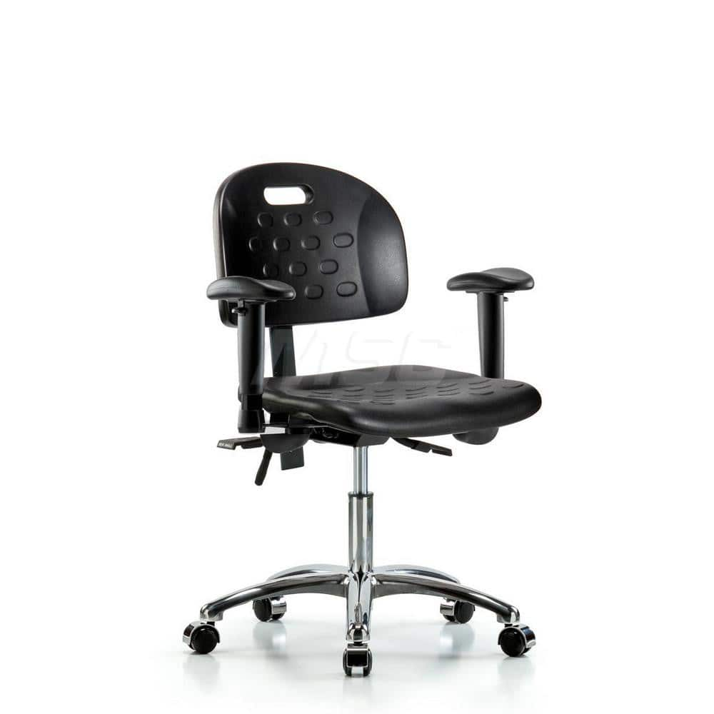 Task Chair: Polyurethane, Black MPN:MSC43162