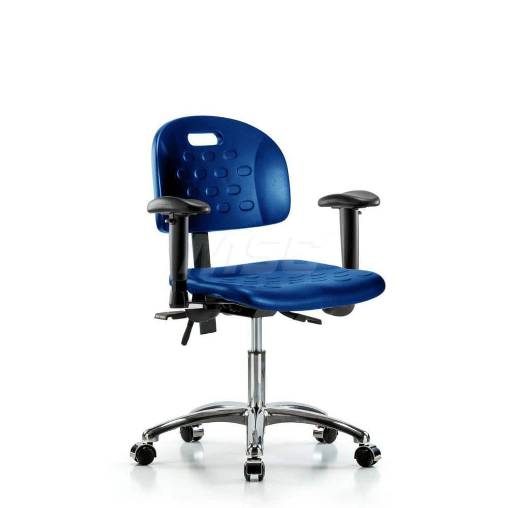 Task Chair: Polyurethane, Blue MPN:MSC43163