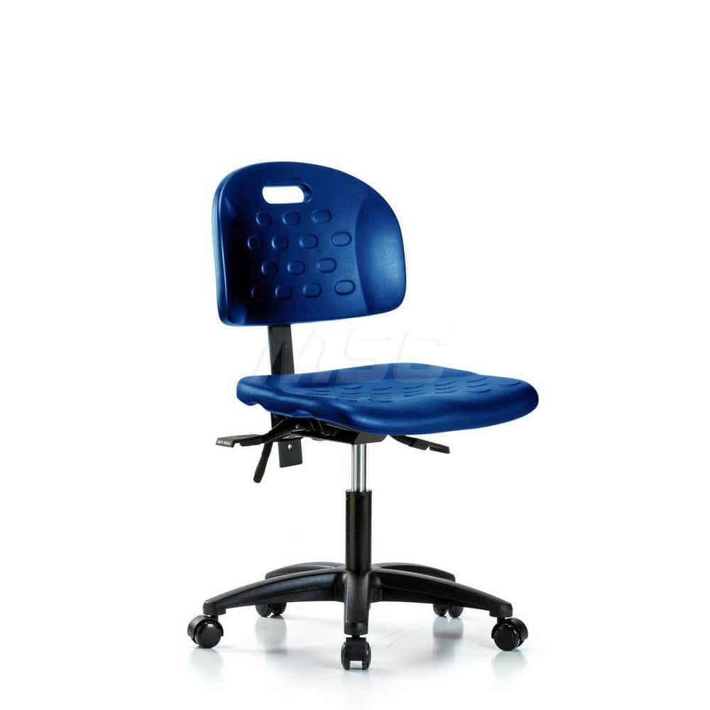 Task Chair: Polyurethane, Blue MPN:MSC43175