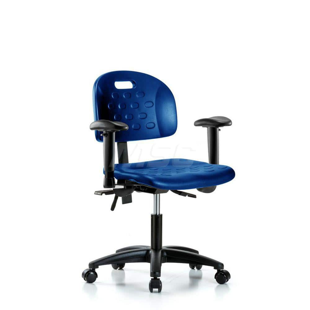 Task Chair: Polyurethane, Blue MPN:MSC43179