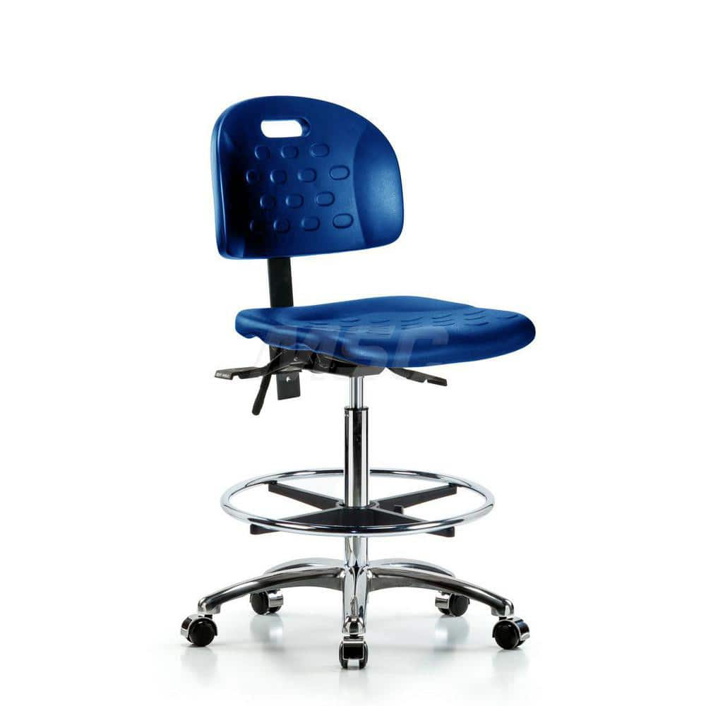 Task Chair: Polyurethane, Blue MPN:MSC43207