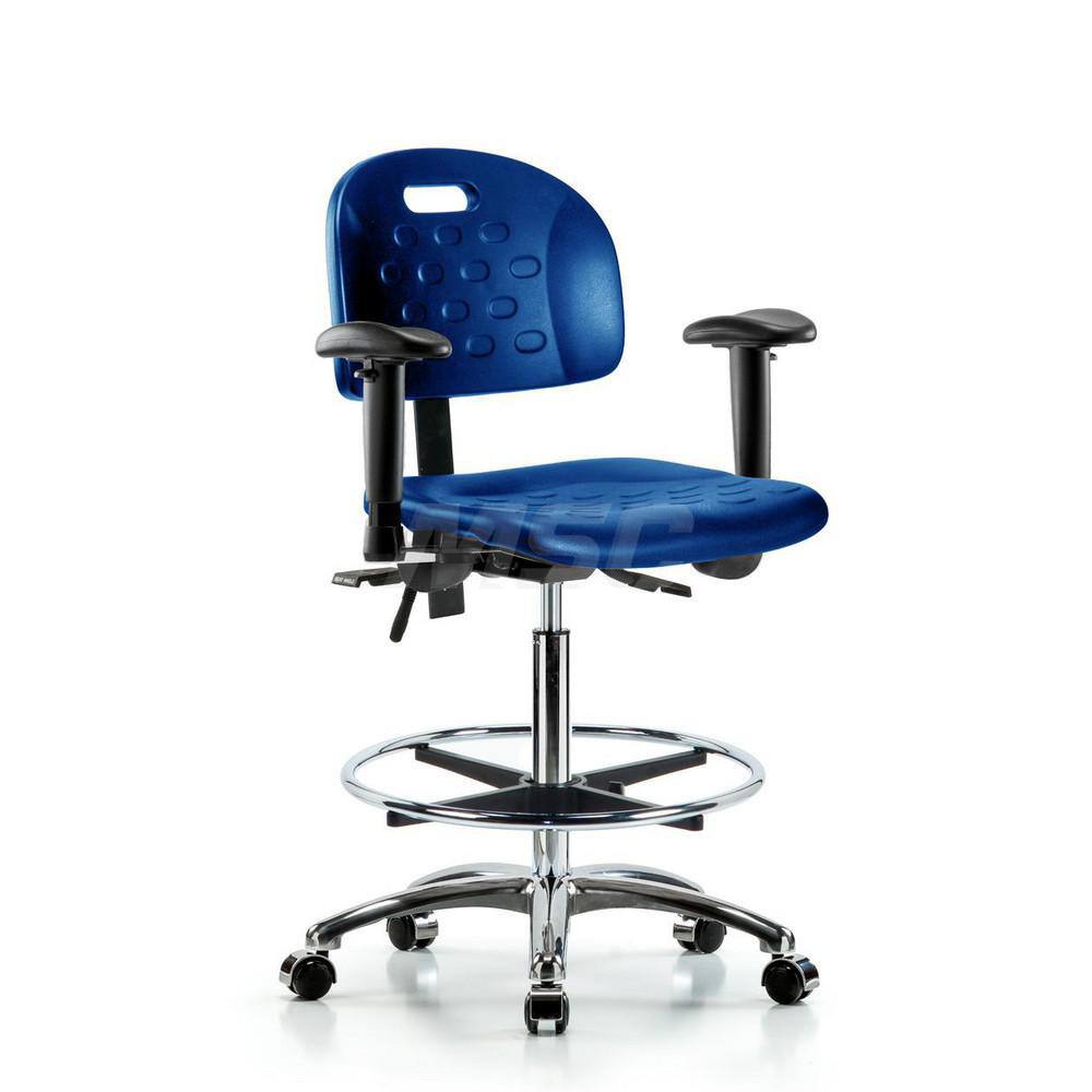 Task Chair: Polyurethane, Blue MPN:MSC43211