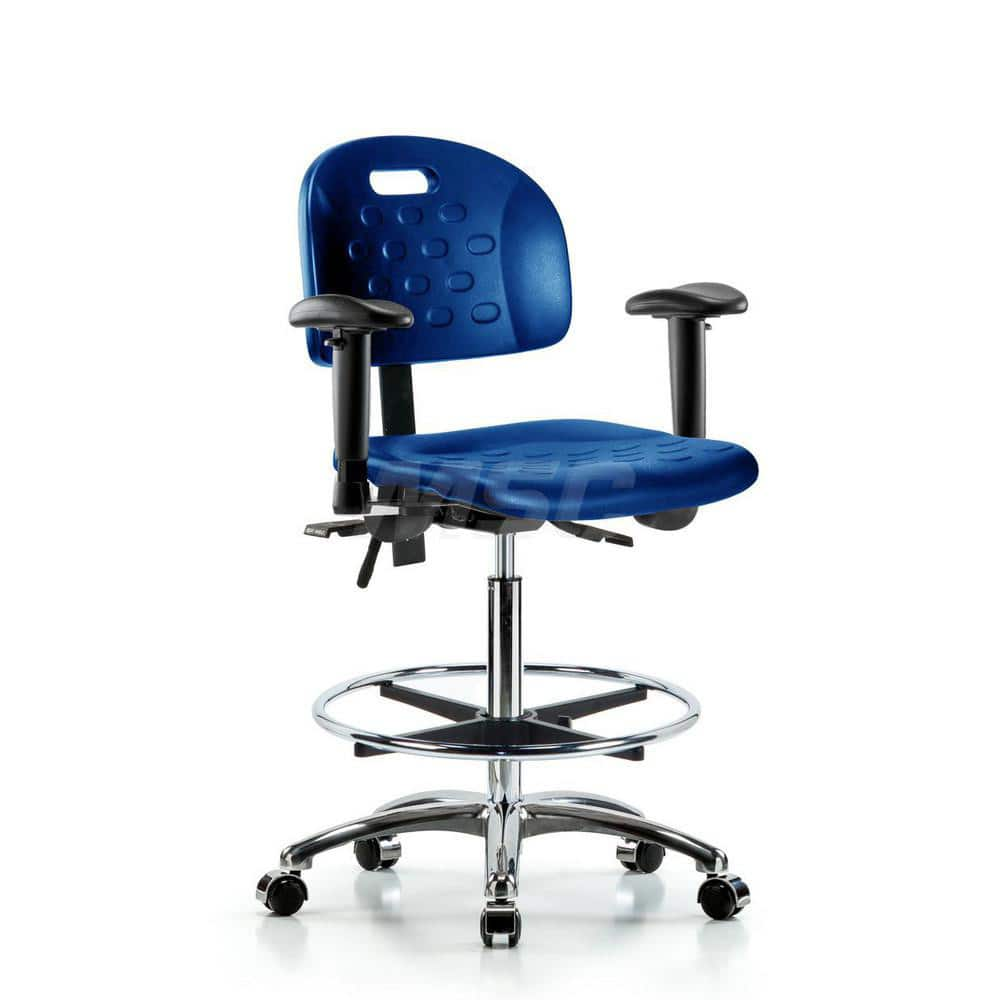 Task Chair: Polyurethane, Blue MPN:MSC43219