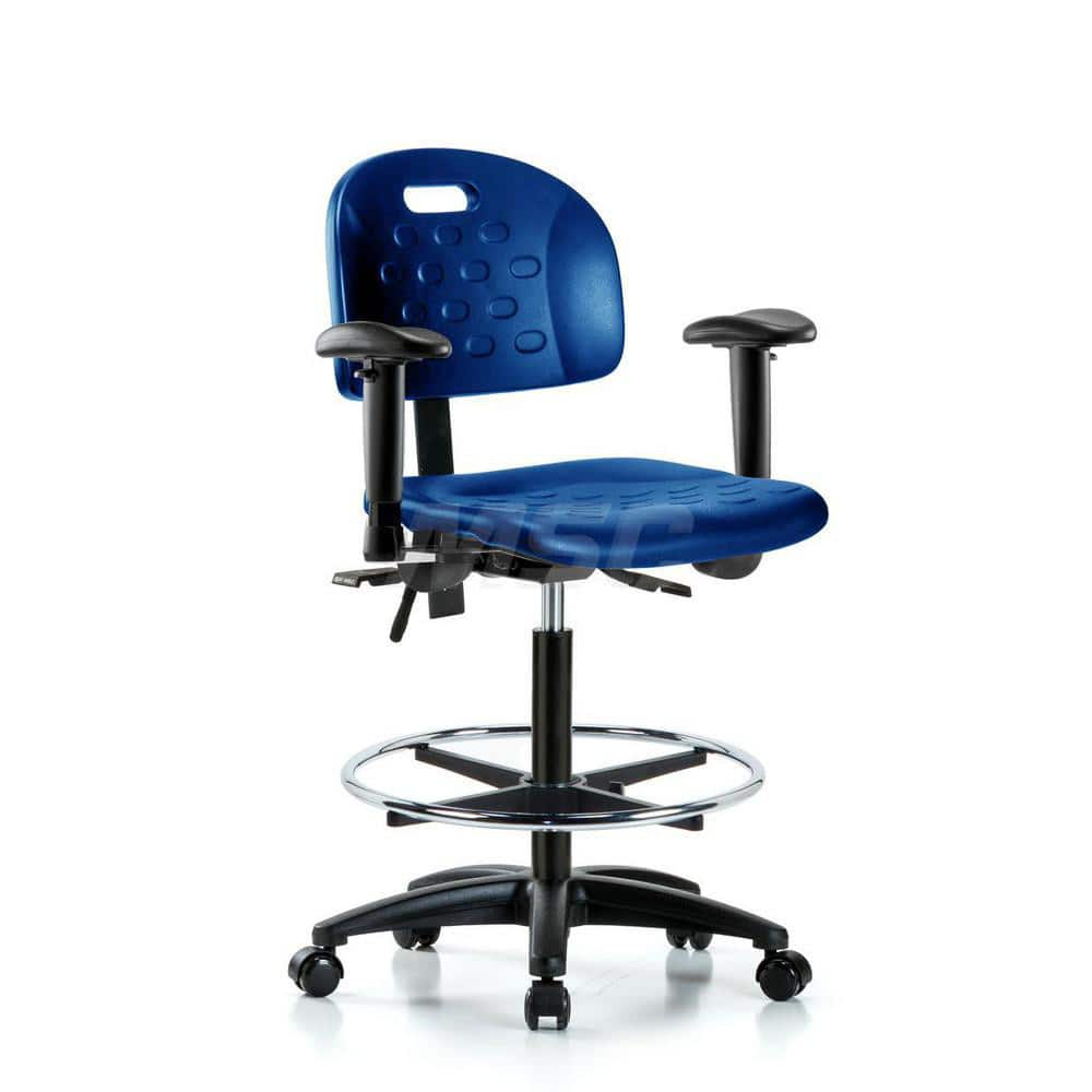 Task Chair: Polyurethane, Blue MPN:MSC43235