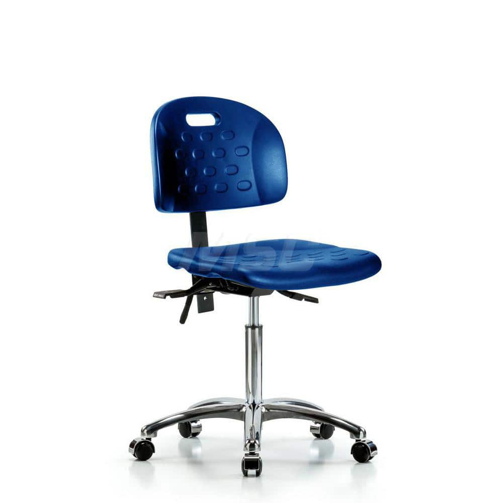 Task Chair: Polyurethane, Blue MPN:MSC43275