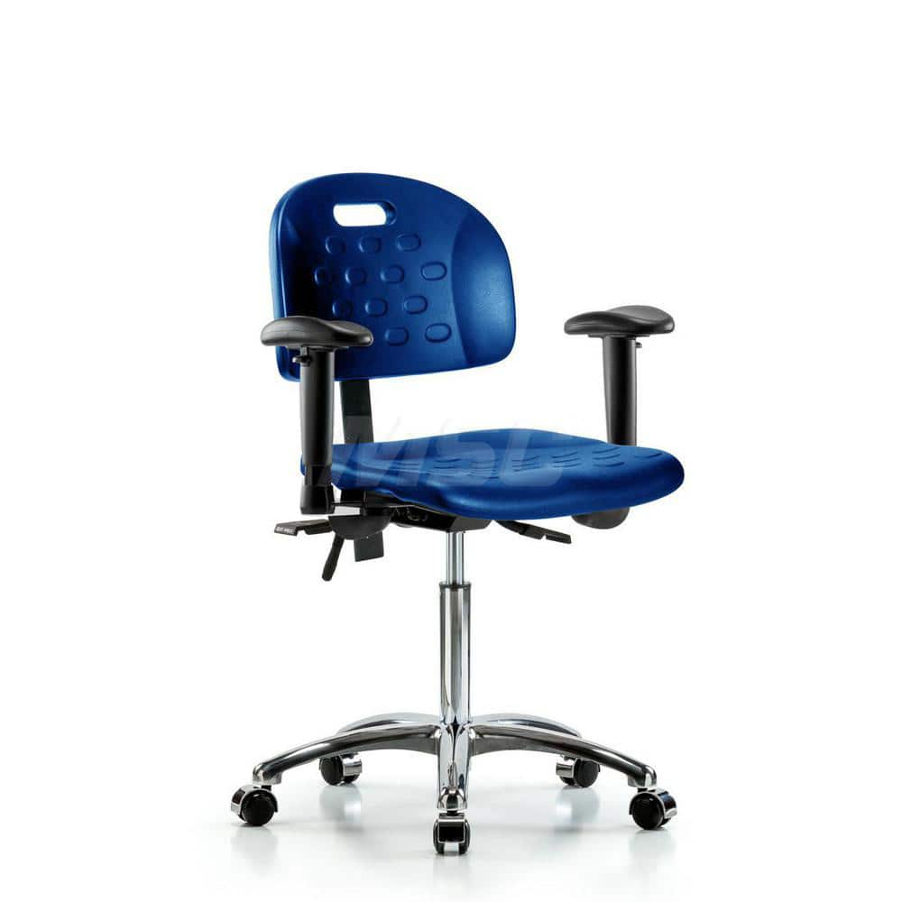 Task Chair: Polyurethane, Blue MPN:MSC43283