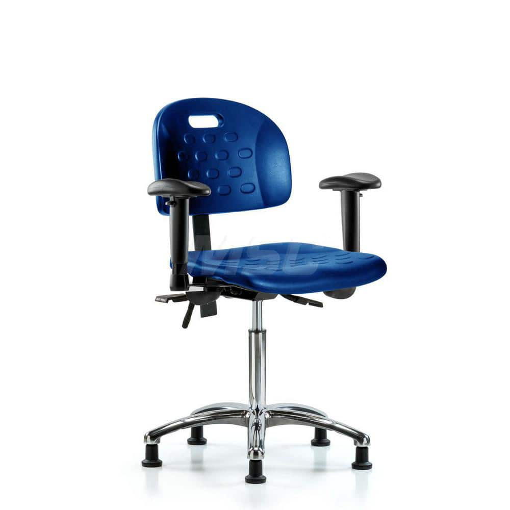 Task Chair: Polyurethane, Blue MPN:MSC43301