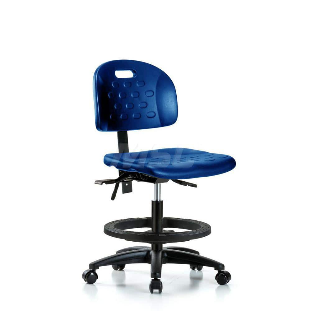 Task Chair: Polyurethane, Blue MPN:MSC43303