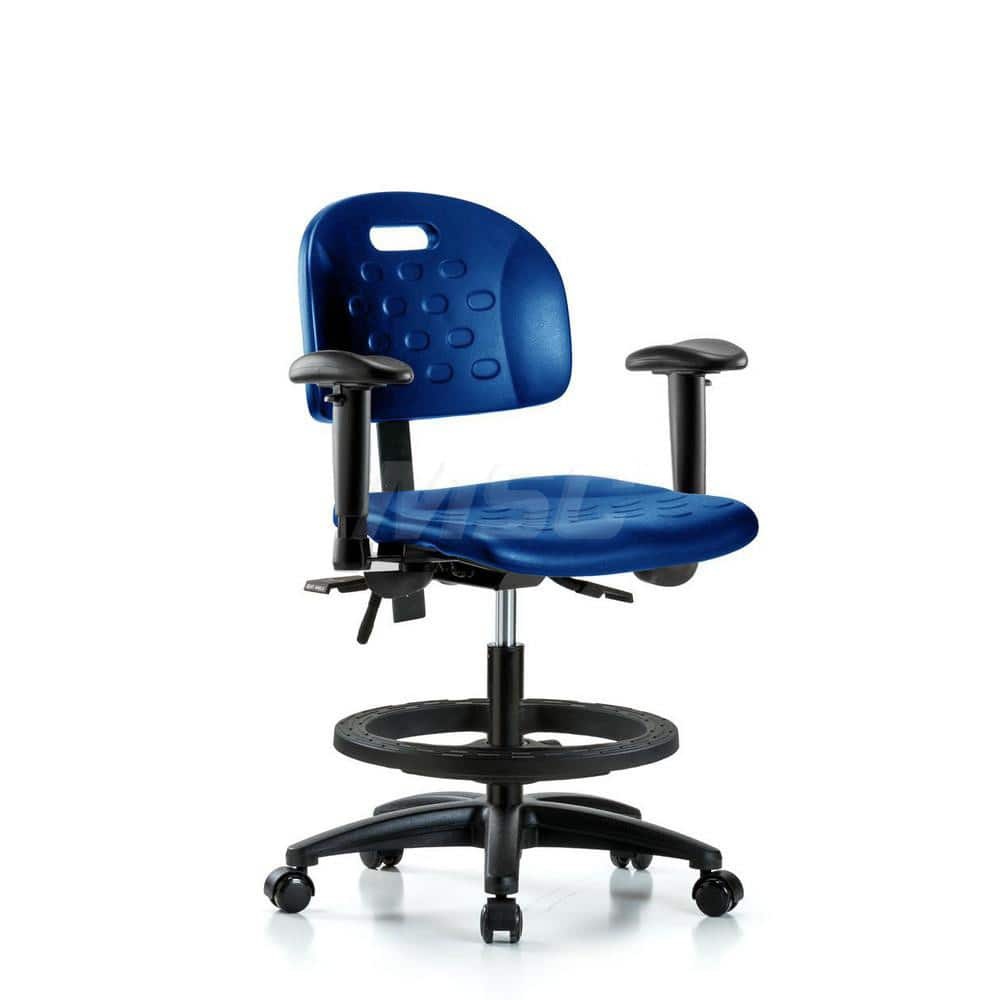 Task Chair: Polyurethane, Blue MPN:MSC43315