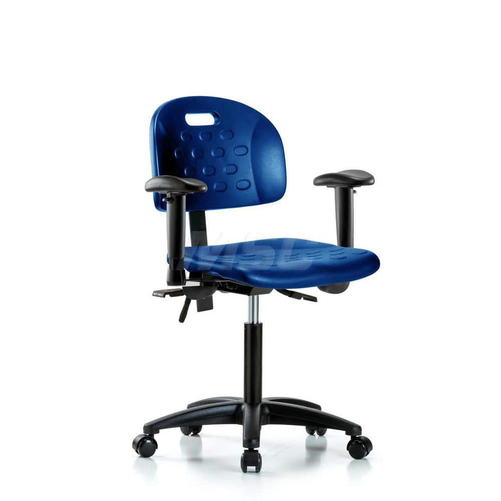 Task Chair: Polyurethane, Blue MPN:MSC43323