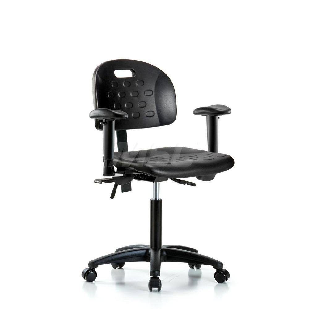 Task Chair: Polyurethane, Black MPN:MSC43346