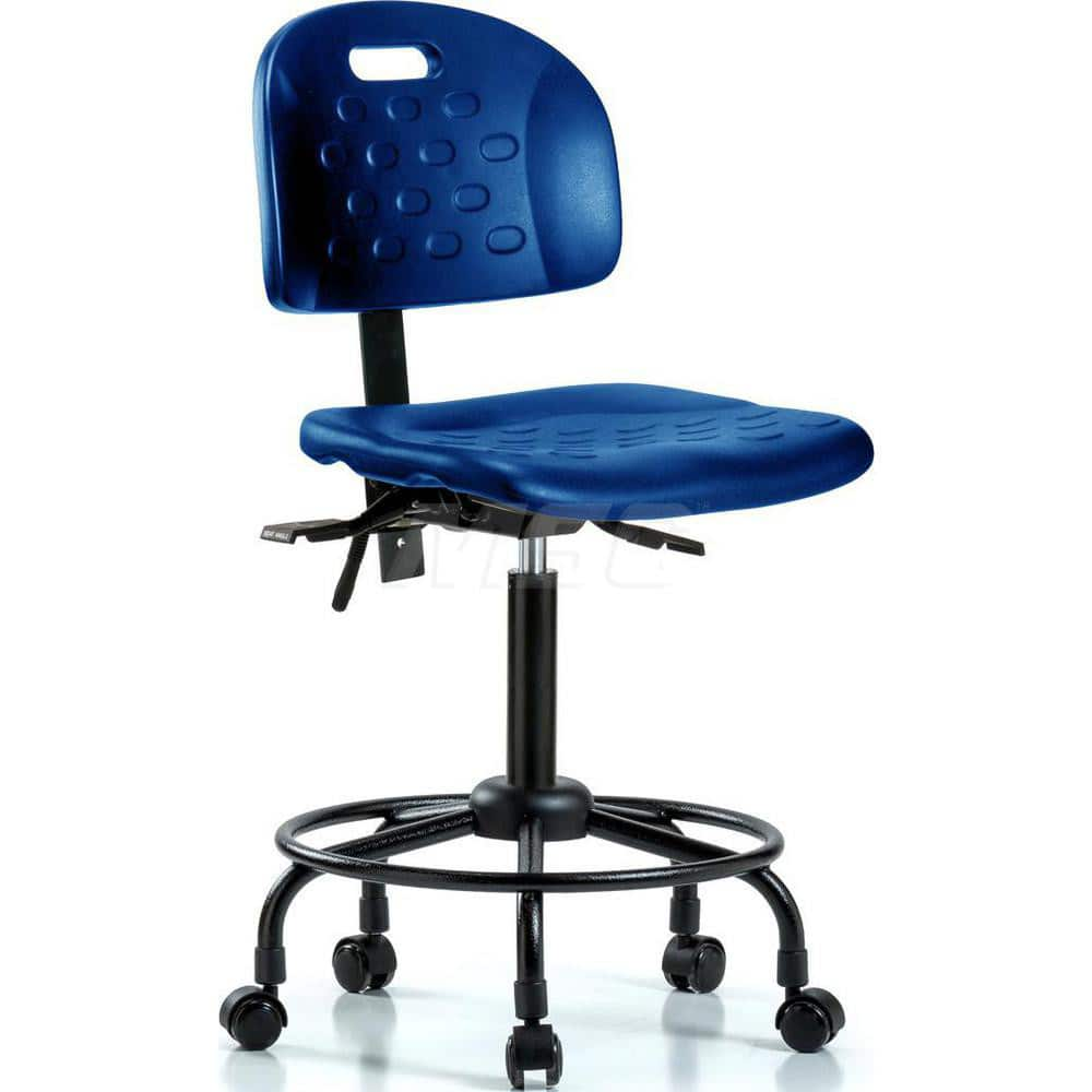 Task Chair: Polyurethane, Blue MPN:MSC43351