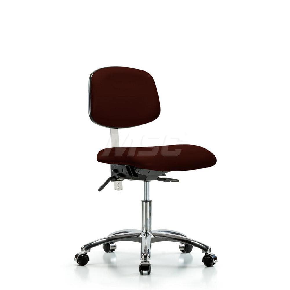 Task Chair: Vinyl, Burgundy MPN:MSC43562