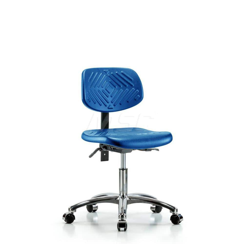 Task Chair: Polyurethane, Blue MPN:MSC44647