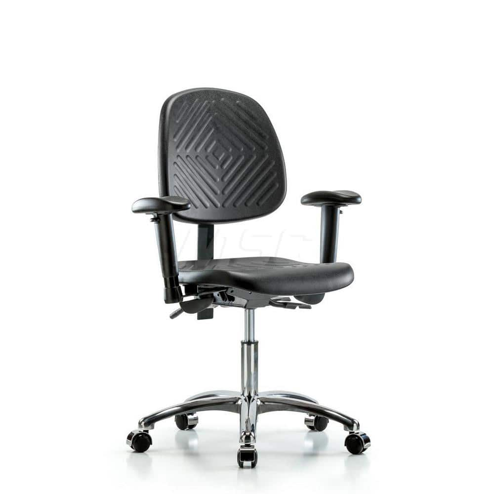 Task Chair: Polyurethane, Black MPN:MSC44650