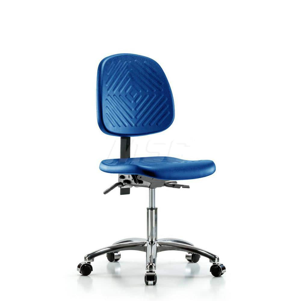 Task Chair: Polyurethane, Blue MPN:MSC44663