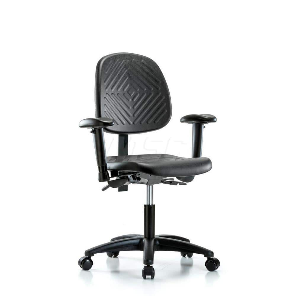 Task Chair: Polyurethane, Black MPN:MSC44682