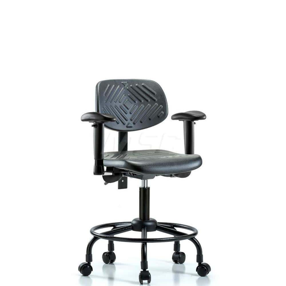 Task Chair: Polyurethane, Black MPN:MSC44698