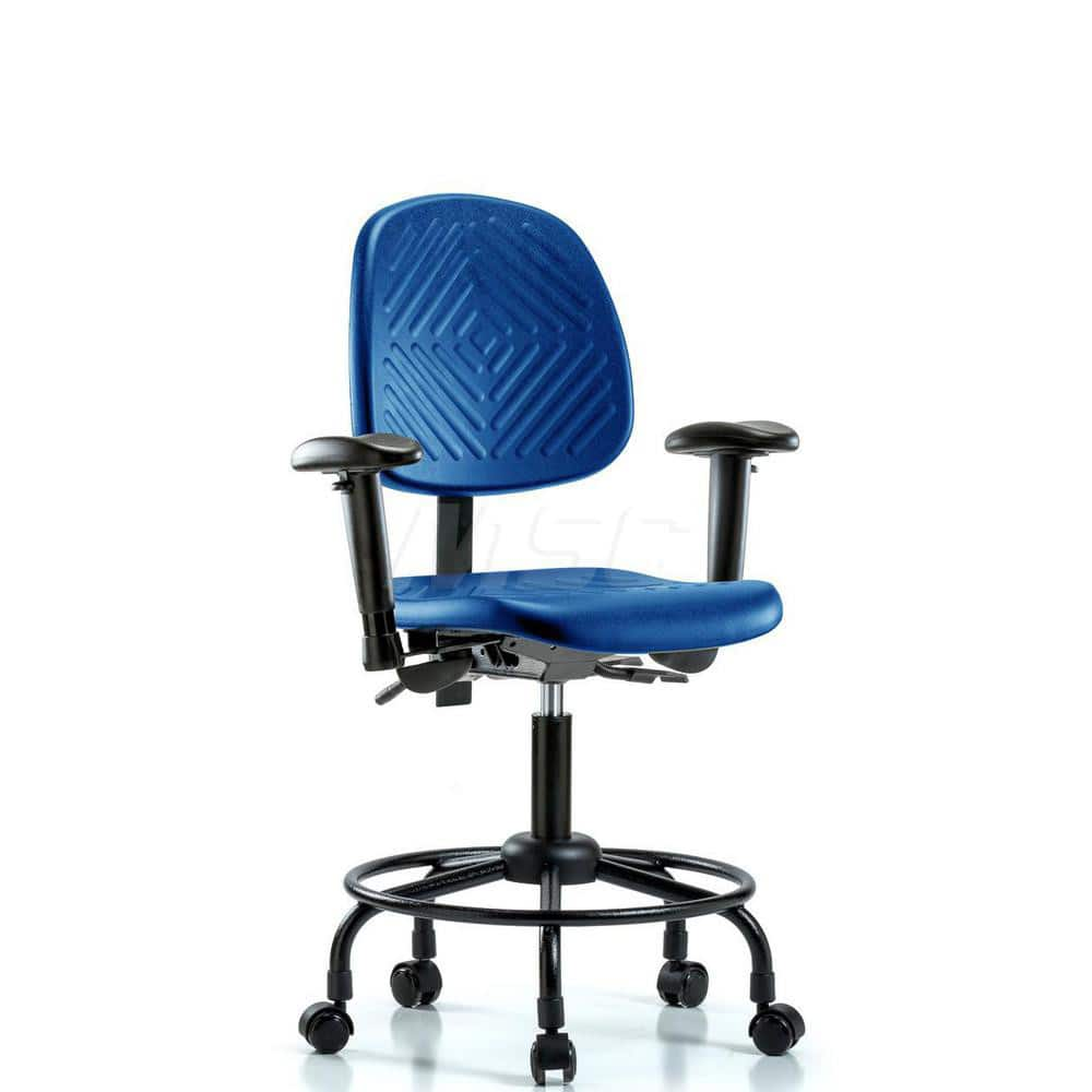 Task Chair: Polyurethane, Blue MPN:MSC44699