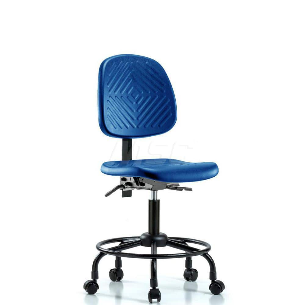 Task Chair: Polyurethane, Blue MPN:MSC44703