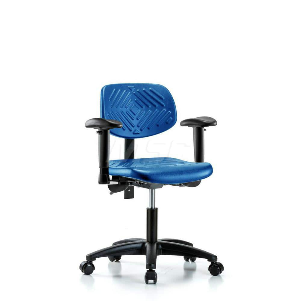 Task Chair: Polyurethane, Blue MPN:MSC44715