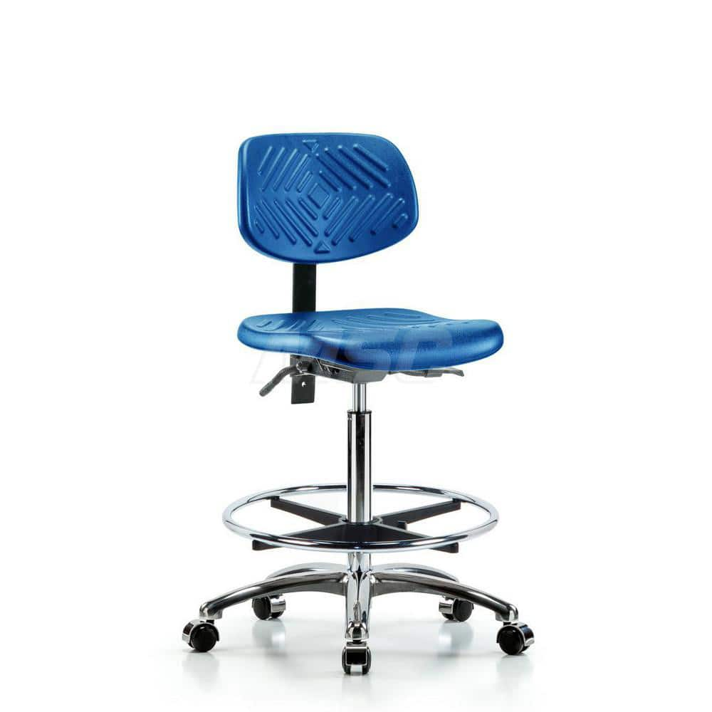 Task Chair: Polyurethane, Blue MPN:MSC44749