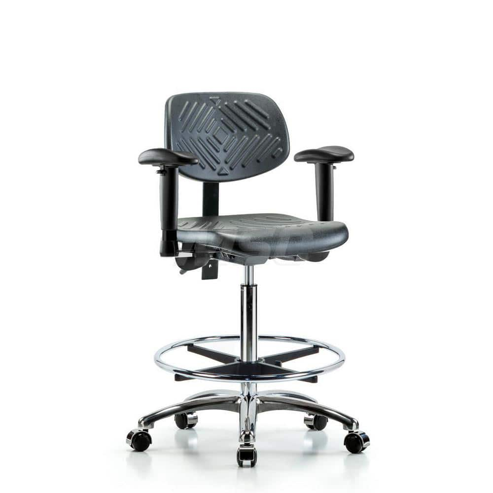 Task Chair: Polyurethane, Black MPN:MSC44752