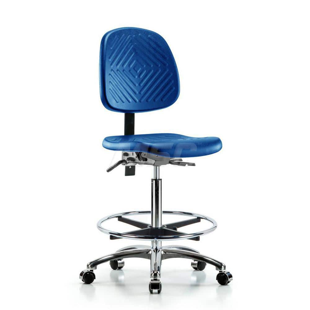 Task Chair: Polyurethane, Blue MPN:MSC44765