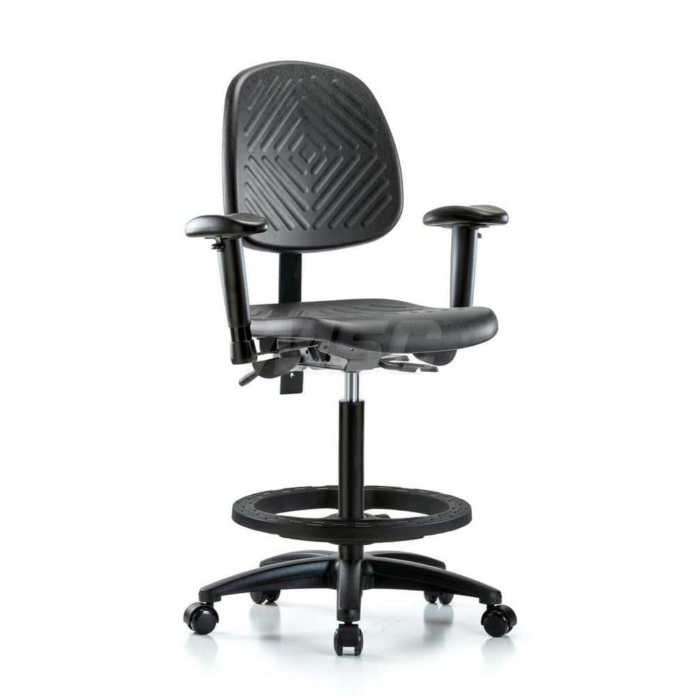 Task Chair: Polyurethane, Black MPN:MSC44788