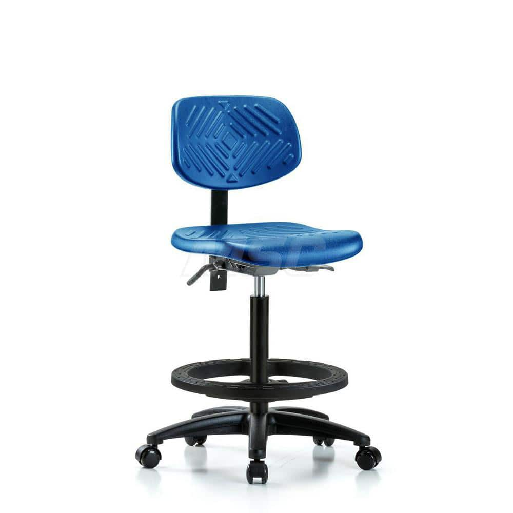 Task Chair: Polyurethane, Blue MPN:MSC44829