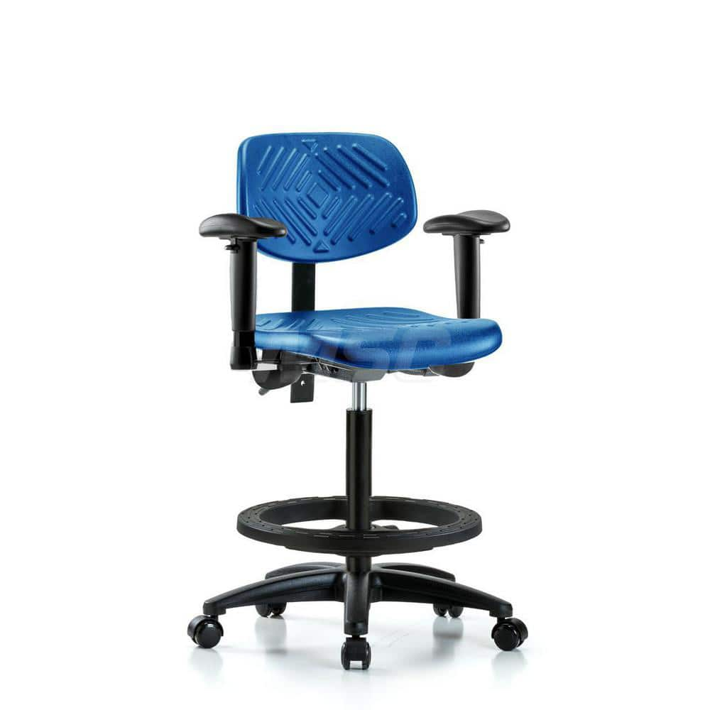 Task Chair: Polyurethane, Blue MPN:MSC44837