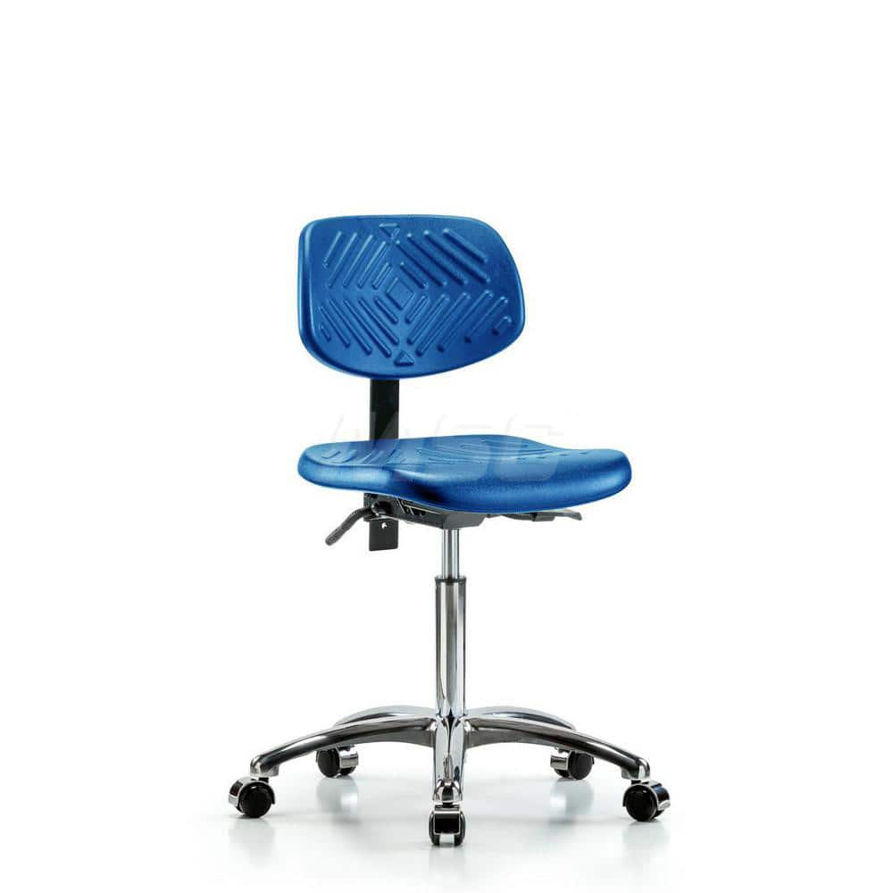 Task Chair: Polyurethane, Blue MPN:MSC44889