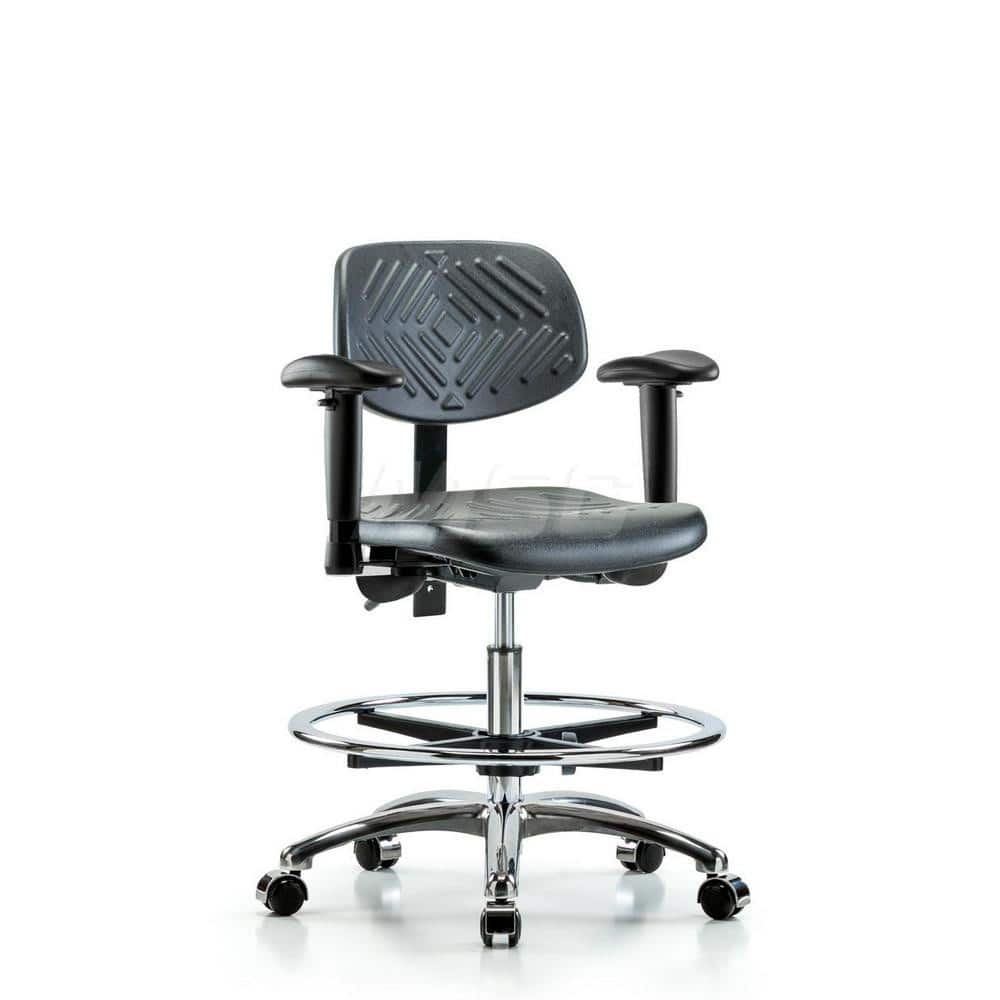 Task Chair: Polyurethane, Black MPN:MSC44892