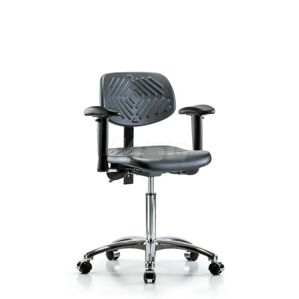 Task Chair: Polyurethane, Black MPN:MSC44896