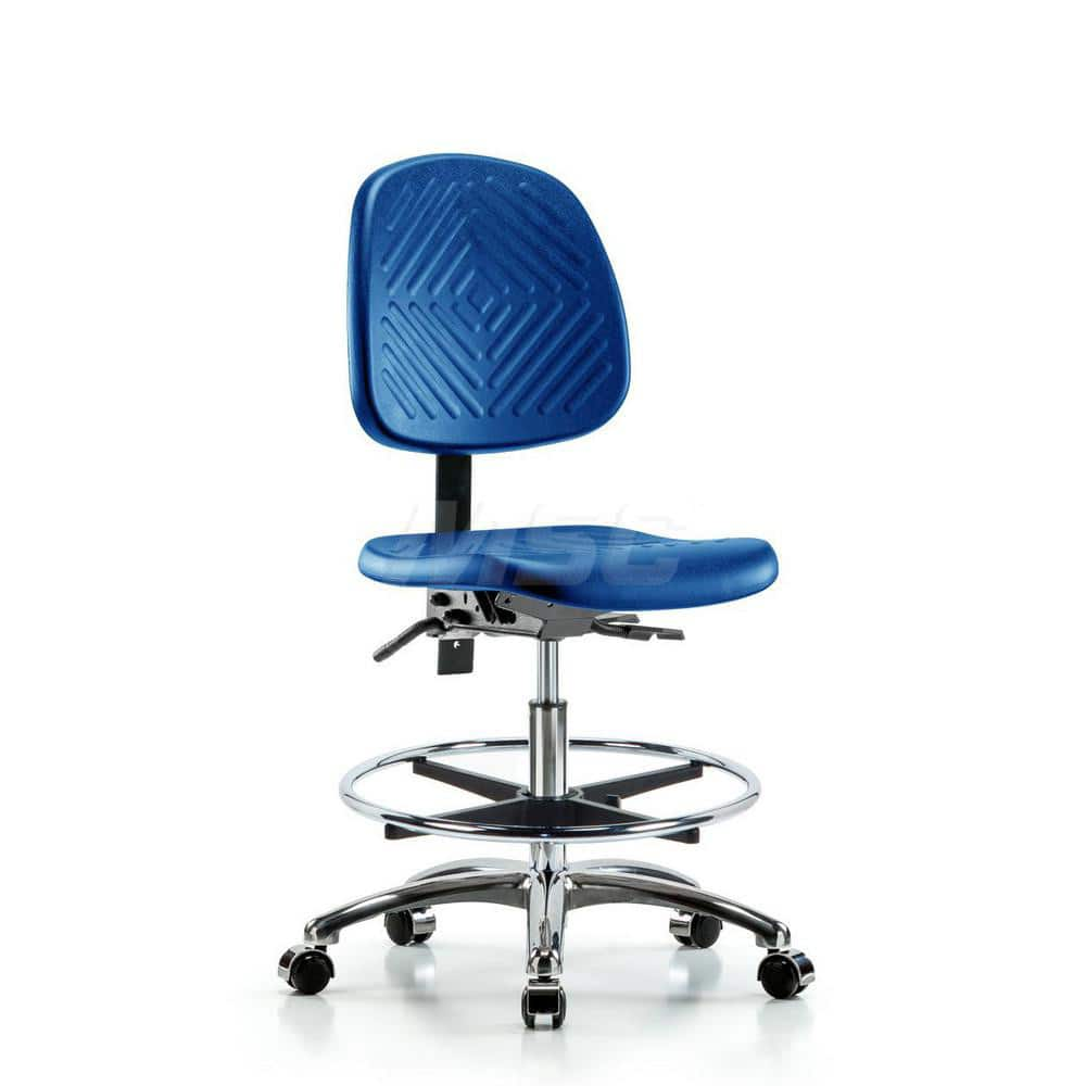 Task Chair: Polyurethane, Blue MPN:MSC44917