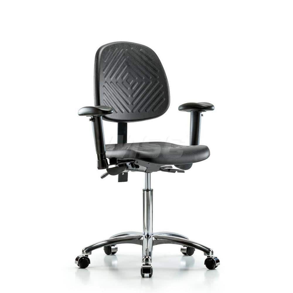 Task Chair: Polyurethane, Black MPN:MSC44928