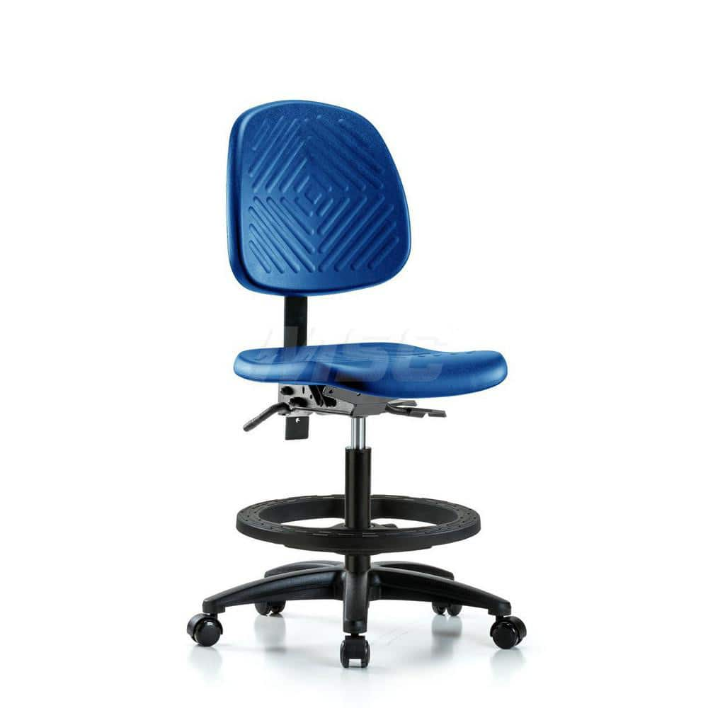 Task Chair: Polyurethane, Blue MPN:MSC44949