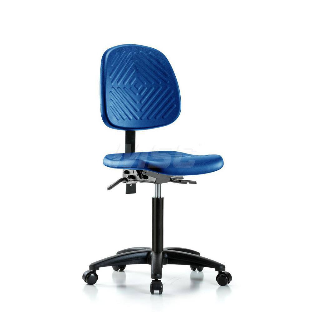 Task Chair: Polyurethane, Blue MPN:MSC44957