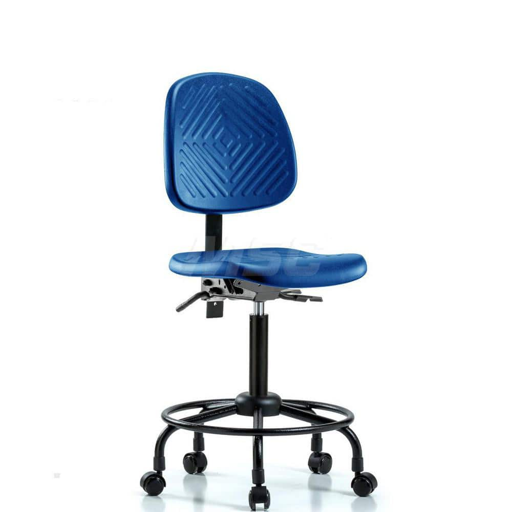 Task Chair: Polyurethane, Blue MPN:MSC45005