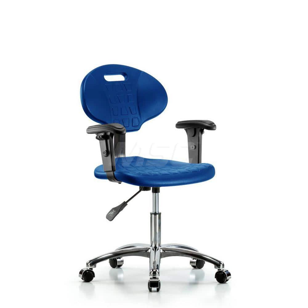 Task Chair: Polyurethane, Blue MPN:MSC45218