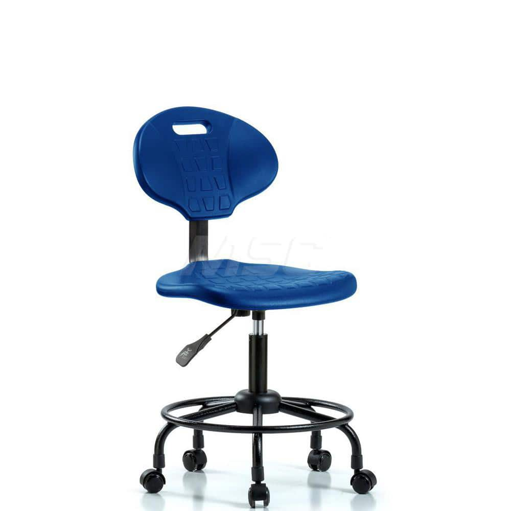 Task Chair: Polyurethane, Blue MPN:MSC45230