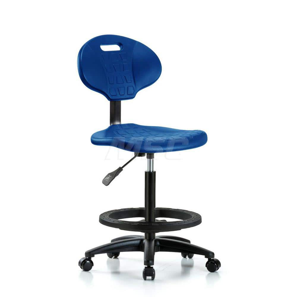 Task Chair: Polyurethane, Blue MPN:MSC45246