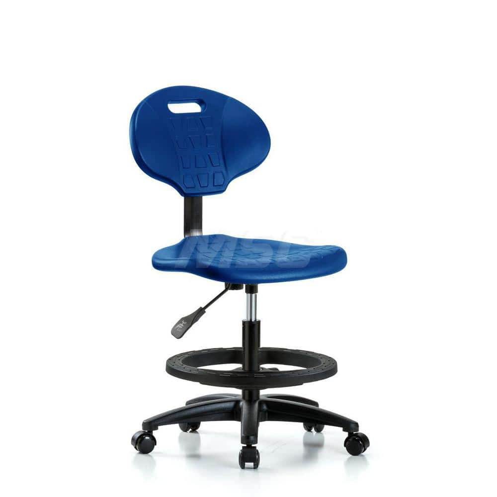 Task Chair: Polyurethane, Blue MPN:MSC45286