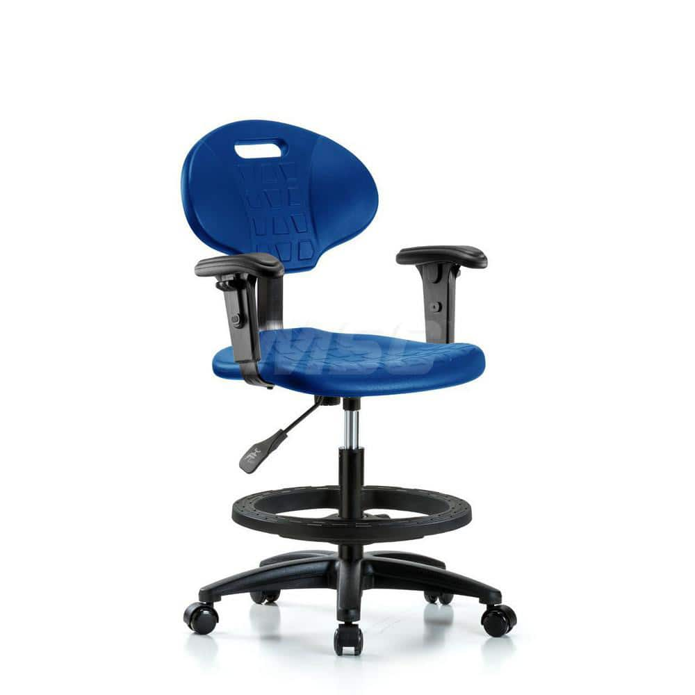 Task Chair: Polyurethane, Blue MPN:MSC45298