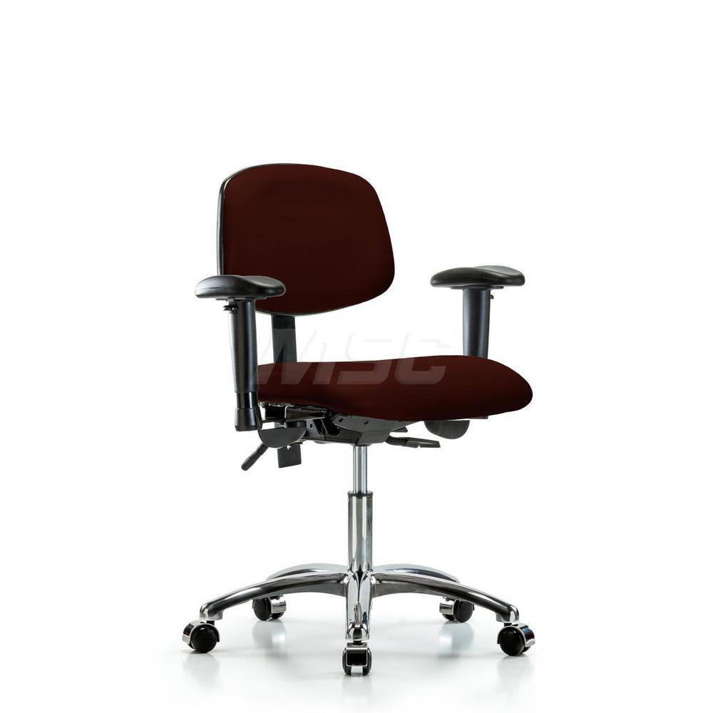 Task Chair: Vinyl, Burgundy MPN:MSC45369