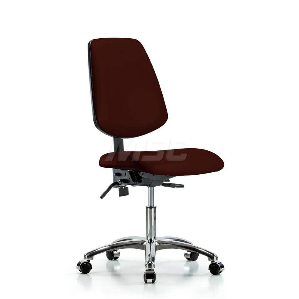 Task Chair: Vinyl, Burgundy MPN:MSC45579