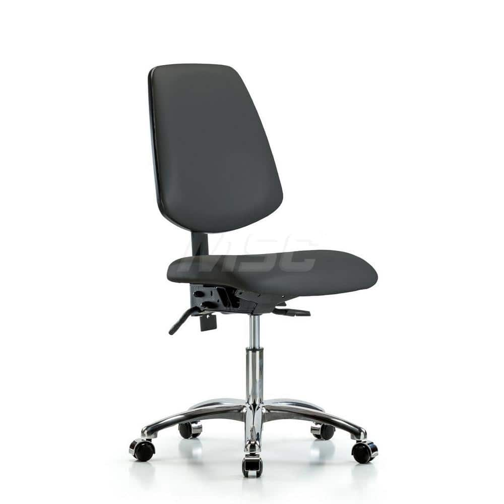 Task Chair: Vinyl, Charcoal MPN:MSC45582