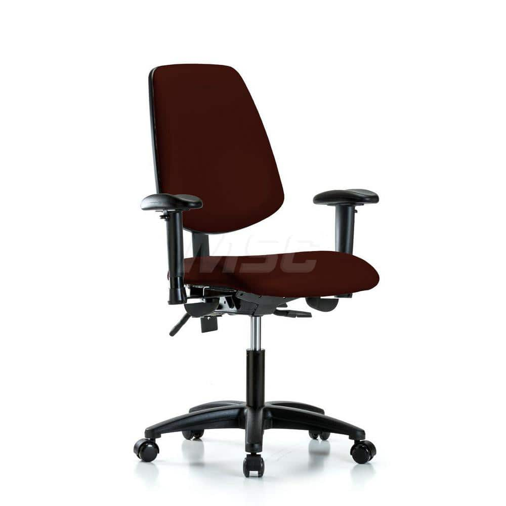 Task Chair: Vinyl, Burgundy MPN:MSC45705